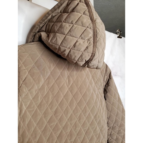 GARNET HILL Essential Quilted Hooded Coat 00 - Picture 10 of 15
